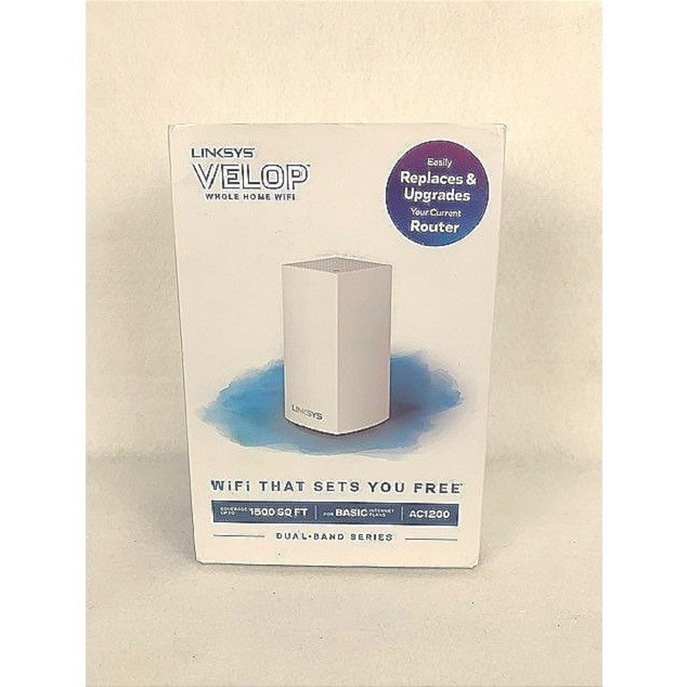 Linksys Velop AC1200 Dual-Band Whole Home Mesh‎ WiFi Node White VLP01 VLP0101